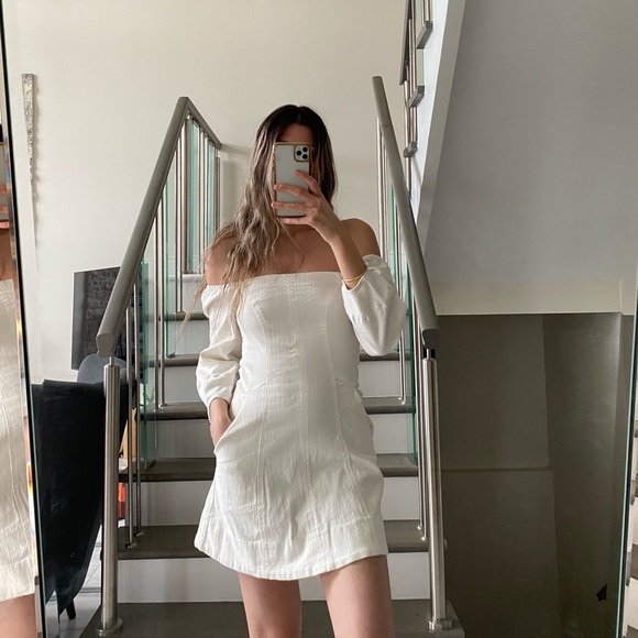 White denim dress 🤍 from Revolve - Picture 2 of 6